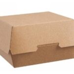 PORTA HAMBURGER CARTONCINO KRAFT 135/115X125/105 MM H 75 MM