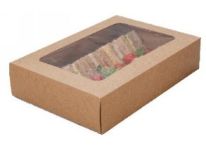 WEB_057401443.jpg SCATOLA C/FINESTRA MEDIA CART.KRAFT 402X260X82,5MM - immagine 1