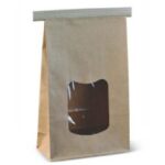 SACCHETTO C/FINESTRA PLA COMP.BIOD. I"M ECO 242X155X70 MM