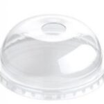 COPERCHIO X BICCHIERE Ø 95MM DOME CON FORO TRASPARENTE 0