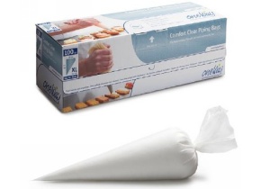 WEB_057401753.jpg SACCAPOCHE MONOUSO POLIETILENE 4 STRATI TRASPARENTE 59X28CM - immagine 1