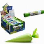 SACCAPOCHE MONOUSO POLIETILENE VERDE 30X17 CM