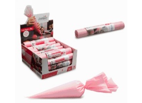 WEB_057401761.jpg SACCAPOCHE MONOUSO POLIETILENE ROSA 30X17 CM - immagine 1