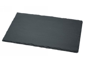 WEB_057401788.jpg PIATTO RETT.ARDESIA NERO 40X30 CM - immagine 1