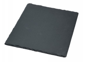 WEB_057401790.jpg PIATTO QUADR.ARDESIA NERO 30X30 CM - immagine 1