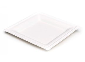 WEB_057401975.jpg PIATTO QUADRATO POLP.CELL.PFAS FREE BIANCO 150X150MM - immagine 1