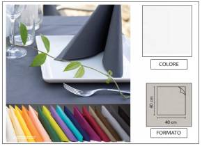 WEB_063700065.jpg TOVAGLIOLO AIRLAID LINEN P4 BIANCO 40X40 - immagine 1