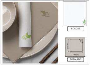 WEB_063700160.jpg TOVAGLIOLO BIANCO BIO LEAF AIRLAID P4 COMPOSTABILE 40X40 - immagine 1