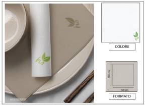 WEB_063700162.jpg COPRIMACCHIA BIANCO BIO LEAF AIRLAID COMPOSTABILE 100X100 - immagine 1