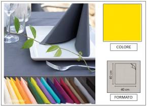 WEB_063700184.jpg TOVAGLIOLO AIRLAID LINEN - 40X40 GIALLO - immagine 1