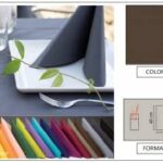 TOVAGLIOLO AIRLAID LINEN POCKET40X40 CAFFE