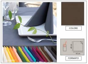 WEB_063700191.jpg TOVAGLIOLO AIRLAID LINEN POCKET40X40 CAFFE - immagine 1