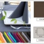 TOVAGLIOLO AIRLAID LINEN EIGHT 40X40 CAFFE
