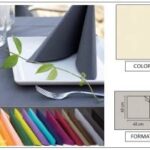 TOVAGLIOLO AIRLAID LINEN EIGHT 40X40 AVORIO