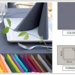 TOVAGLIOLO AIRLAID LINEN EIGHT 40X40 GRIGIO