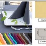 TOVAGLIOLO AIRLAID LINEN EIGHT 40X40 CHAMPAGNE