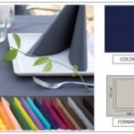 TOVAGLIA LINEN 100X100 BLU