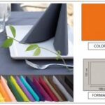 TOVAGLIA LINEN 100X100 ARANCIO