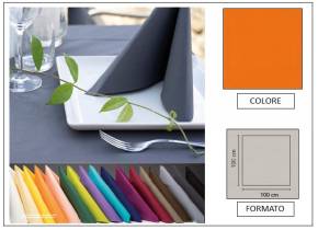 WEB_063700216.jpg TOVAGLIA LINEN 100X100 ARANCIO - immagine 1