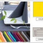 TOVAGLIA LINEN ROTOLO H. 120X50 MT GIALLO