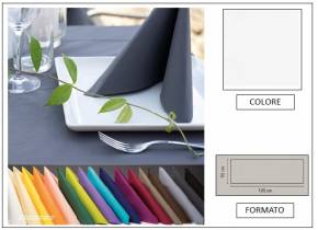 WEB_063700236.jpg RUNNER AIRLAID LINEN 50X120 BIANCO - immagine 1