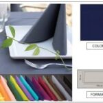 RUNNER AIRLAID LINEN 50X120 BLU