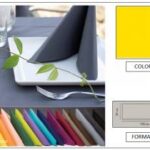 RUNNER AIRLAID LINEN 50X120 GIALLO