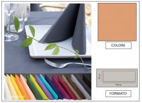 WEB_063700249.jpg RUNNER AIRLAID LINEN 50X120 SALMONE - immagine 1