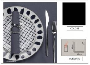 WEB_063700293.jpg TOVAGLIOLO AIRLAID LIGHT POCKET40X40 NERO - immagine 1