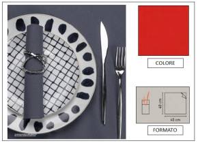WEB_063700294.jpg TOVAGLIOLO AIRLAID LIGHT POCKET 40X40 ROSSO - immagine 1
