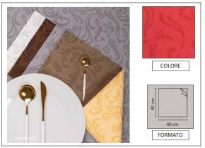 WEB_063700299.jpg TOVAGLIOLO AIRLAID DAMASCATO LINEN 40X40 ROSSO - immagine 1