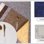 TOVAGLIA LINEN DAMASCATA 100X100 BLU