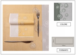 WEB_063700454.jpg RUNNER 50X120 AIRLAID BOLLICINE PERLA - immagine 1