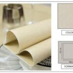 TOVAGLIA 100X100 AIRLAID CADI" SABBIA