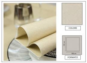 WEB_063700471.jpg TOVAGLIA 100X100 AIRLAID CADI" SABBIA - immagine 1