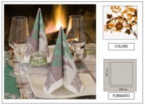 WEB_063700542.jpg TOVAGLIA 100X100 AIRLAID FOUR SEASON ARANCIO - immagine 1