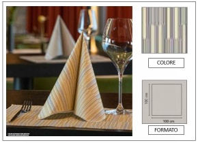 WEB_063700556.jpg TOVAGLIA 100X100 AIRLAID INFINITY OCRA - immagine 1
