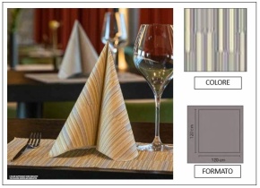 WEB_063700558.jpg TOVAGLIA 120X120 AIRLAID INFINITY OCRA - immagine 1