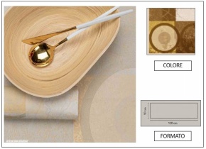 WEB_063700609.jpg RUNNER 50X120 AIRLAID NEW MOON AMBRA - immagine 1