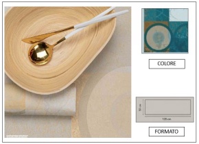 WEB_063700611.jpg RUNNER 50X120 AIRLAID NEW MOON TOPAZIO - immagine 1