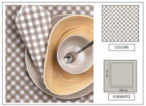 WEB_063700699.jpg TOVAGLIA 100X100 AIRLAID VICKY CAPPUCCINO - immagine 1