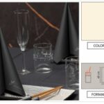TOVAGLIOLO AIRLAID BIO LEAF POCKET 40X40 AVORIO