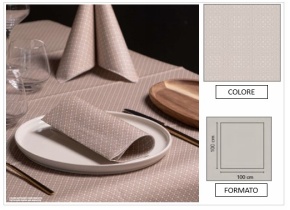 WEB_063701218.jpg TOVAGLIA 100X100 AIRLAID CROCHET NOCCIOLA - immagine 1