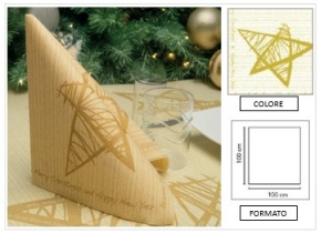 WEB_063701251.jpg TOVAGLIA NOEL 100X100 CM ORO - immagine 1