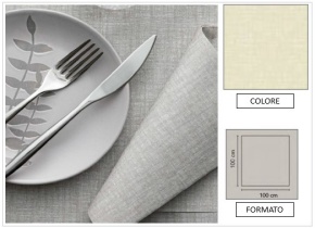 WEB_063701349.jpg TOVAGLIA AIRLAID VALTELLINA 100X100 AVORIO - immagine 1