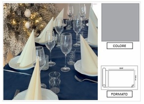 WEB_063701412.jpg TOVAGLIA FIESTA 150X260 CM ARGENTO - immagine 1
