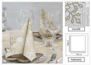 WEB_063703099.jpg TOVAGLIA SNOW 100X100 CM ARGENTO - immagine 1