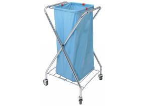 WEB_128200003.jpg PORTASACCO ACCIAIO CROMATO QUADRO S/COPERCHIO - SA/X T - immagine 1