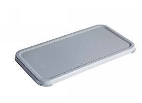 WEB_128200082.jpg COPERCHIO PLASTICA X SECCHIO LT. 22 GRIGIO - immagine 1