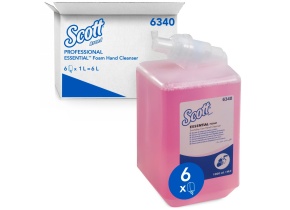 WEB_166437151.jpg SAPONE KLEENEX DETERGENTE MANI QUOTIDIANO SHIUMA LT.1 - 6340 - immagine 1